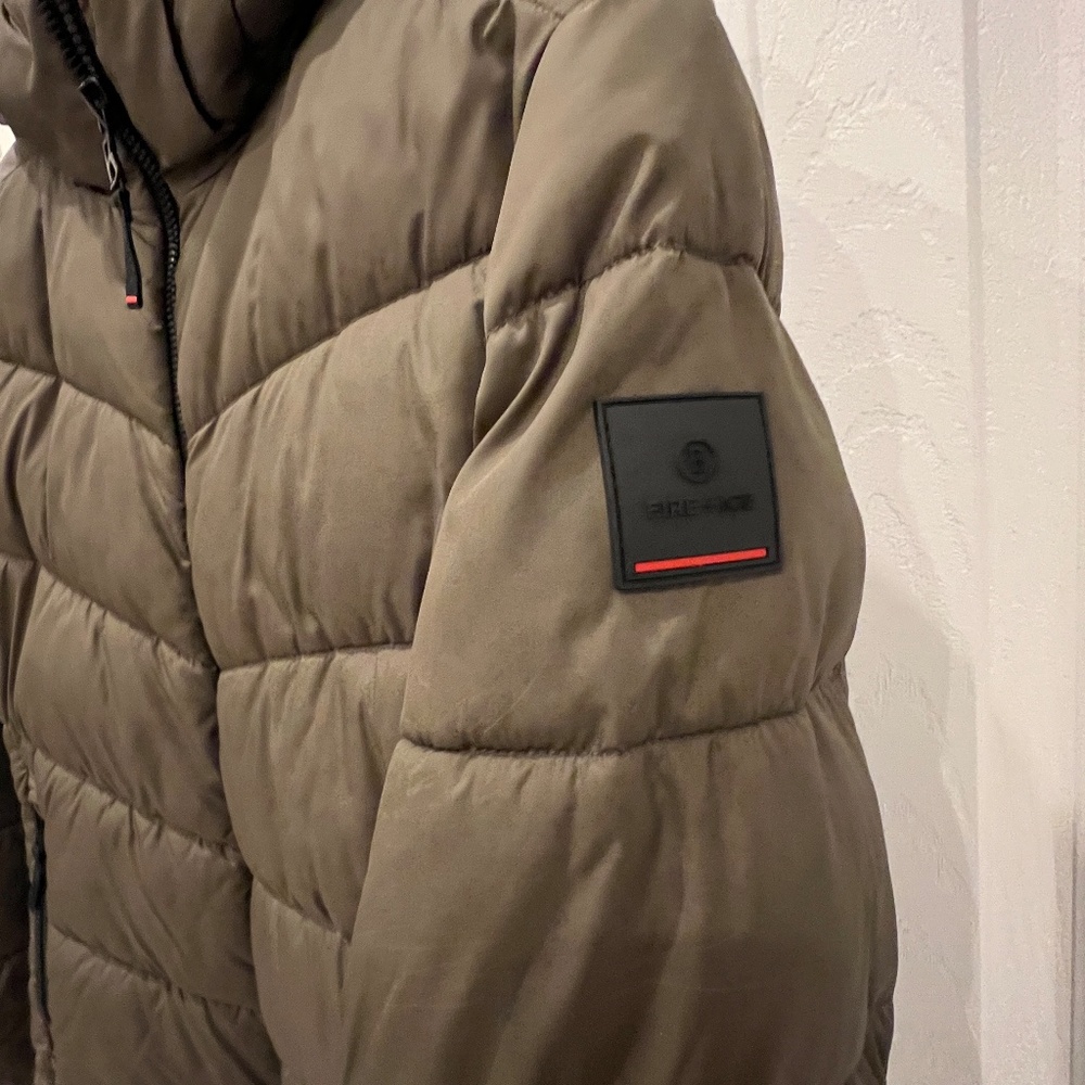 Bogner Fire+Ice Saelly Puffer Ski Jacket Women's Size US 12 Olive Green 600 Fill - Picture 8 of 12